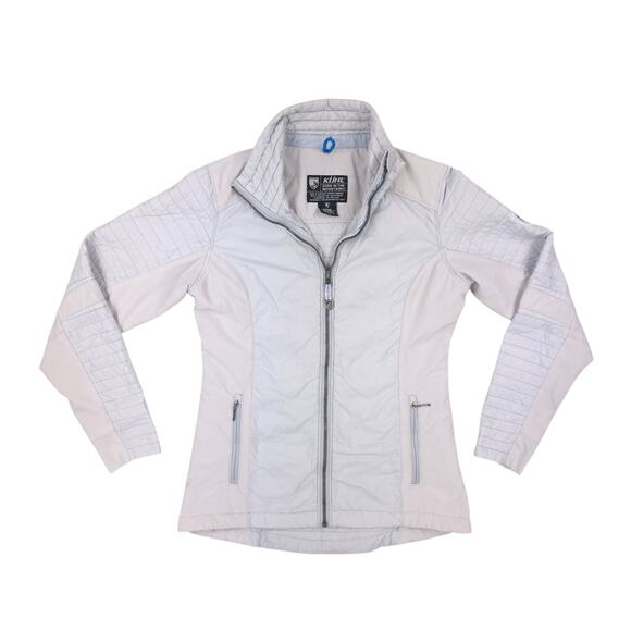 Kuhl Firefly Jacket Light Gray Insulated Full Zip Outdoor Hiking - Picture 3 of 14